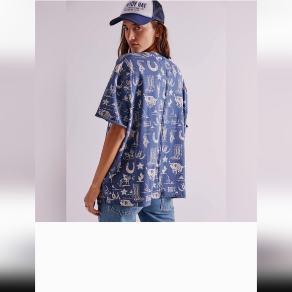 Free People Lucky Rodeo Tee - Picture 3 of 9